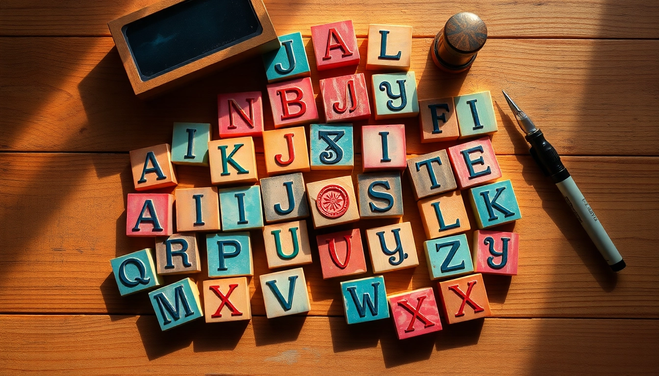 Explore our vibrant collection of cheap large letter stamps for creative projects.