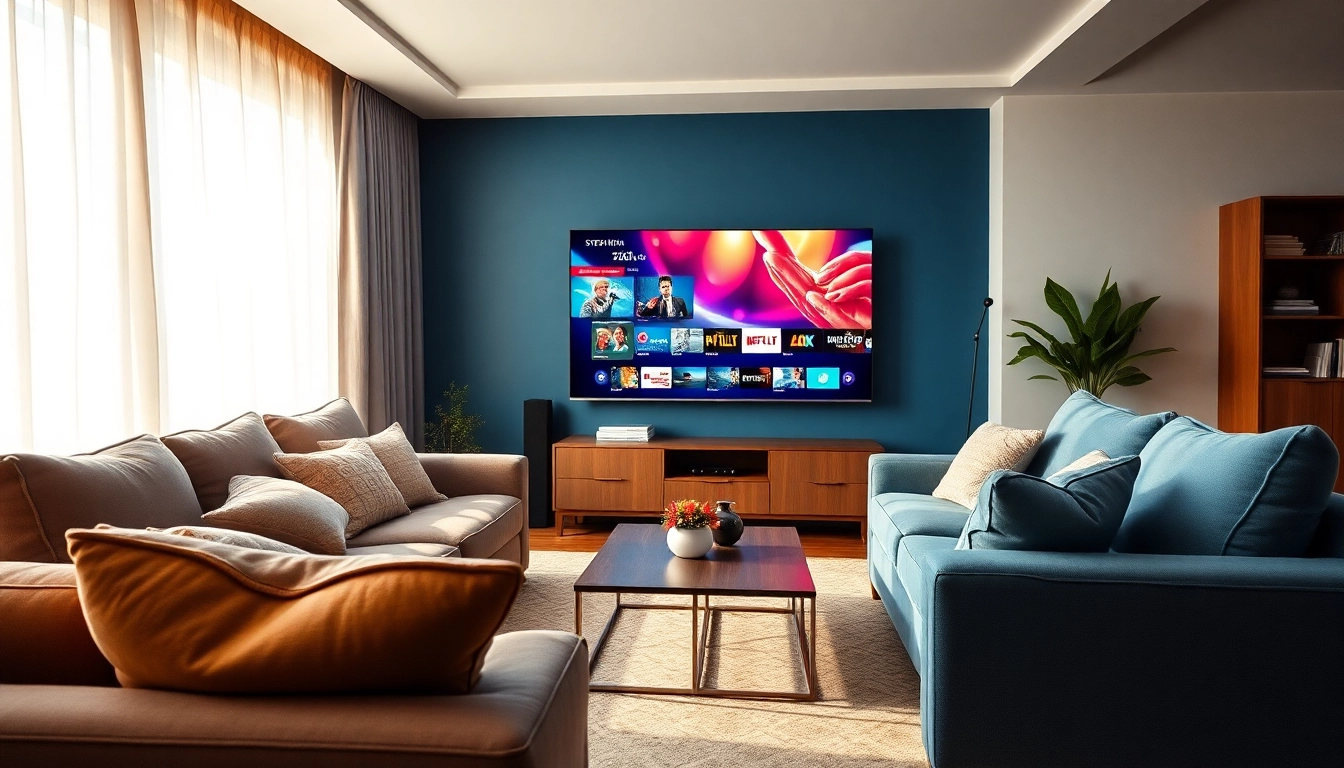 Enjoying immersive viewing experiences on iron tv in a cozy living room setup.