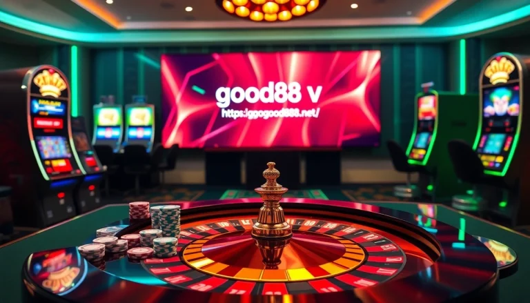Play thrilling games at https://good88v.net/, featuring poker tables and vibrant slot machines.