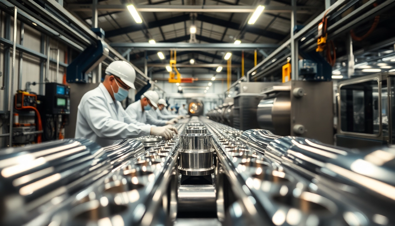 Nickel chrome plating in Malaysia with a professional manufacturing setup showcasing precision and quality.