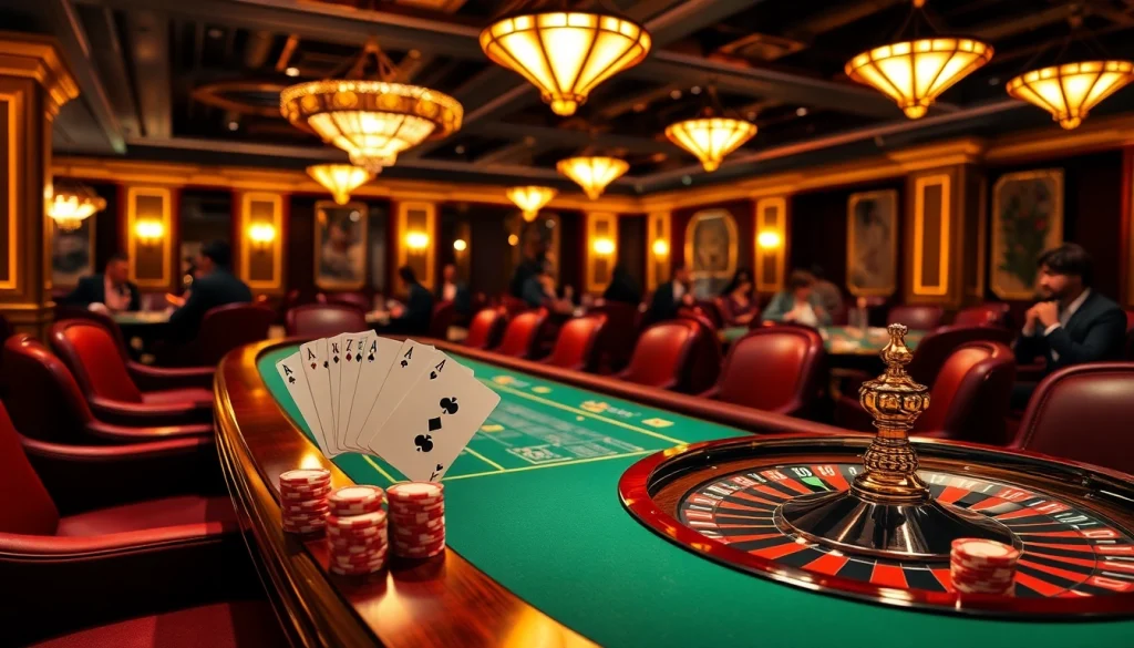 Experience high-stakes poker action at 11win, featuring polished tables, vibrant chips, and lively ambiance.
