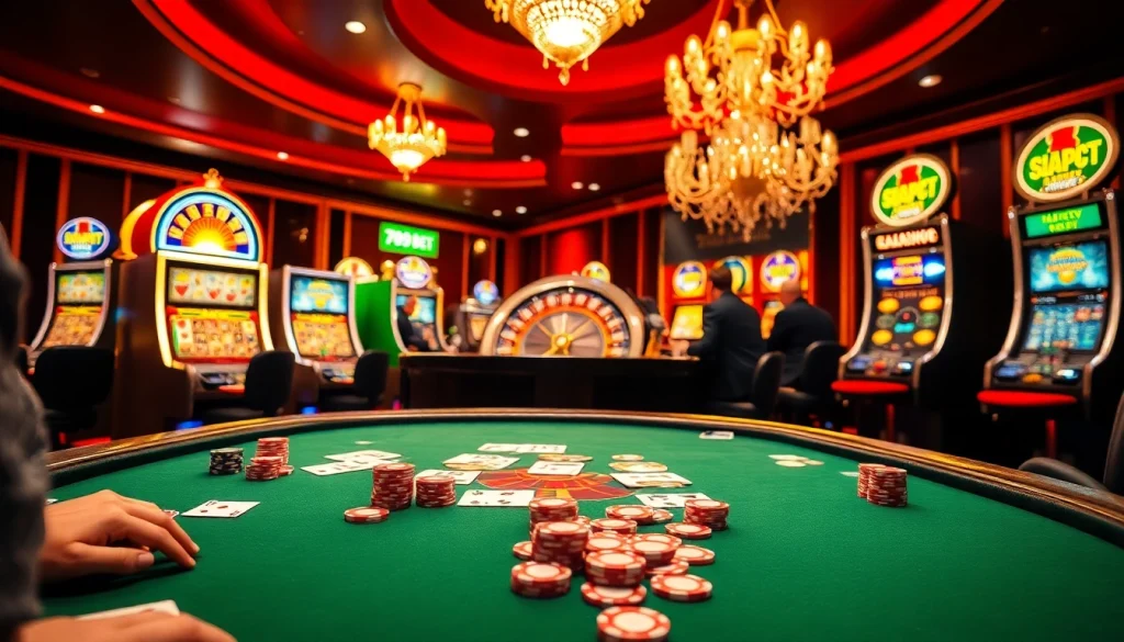 Experience the excitement of gambling at 789bet with vibrant casino elements and high-stakes games.