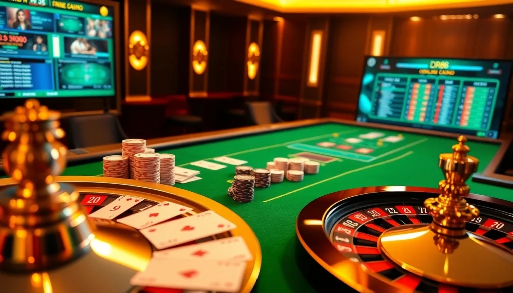 Engage in the thrilling online betting experience at DR88 with high-stakes games and vibrant visuals.