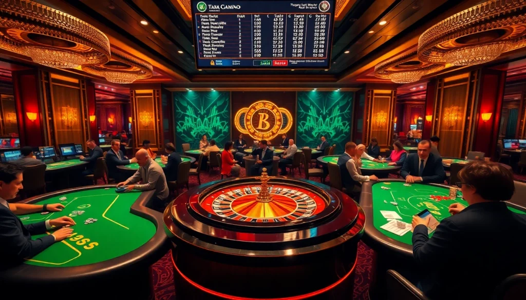 Betting on lô kép miền bắc with excitement at a luxurious casino table.