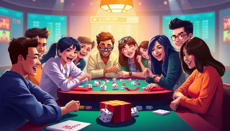 Tài Xỉu MD5 game scene with players enjoying excitement and competition.