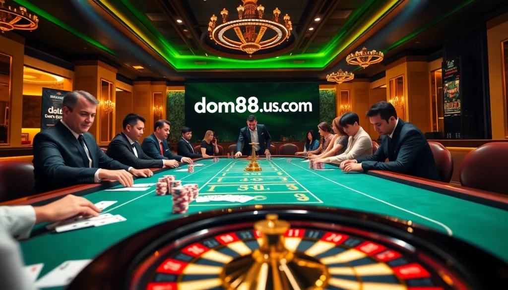 Experience luxury gambling at dom88.us.com with stunning live dealers and engaging game tables.