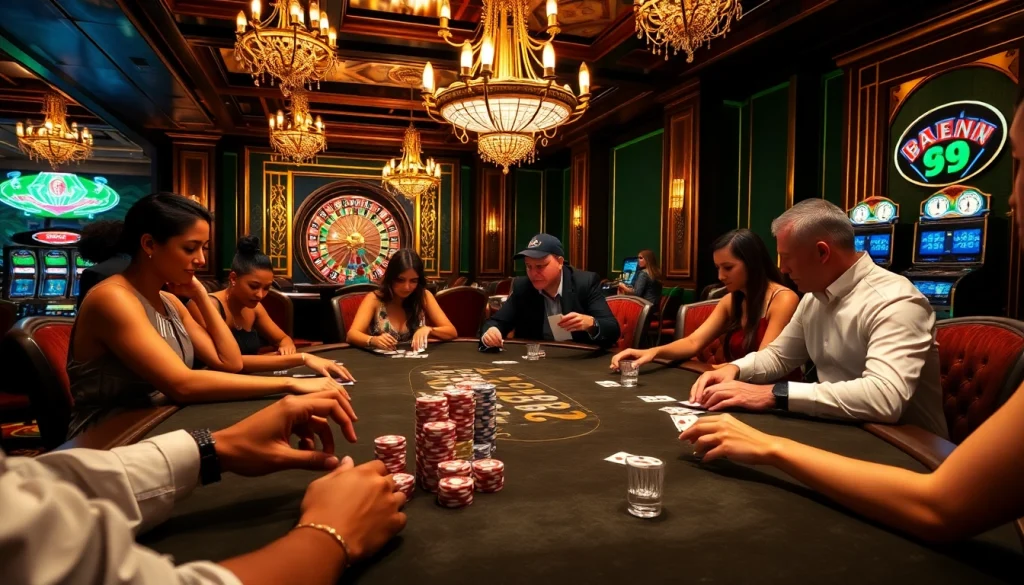 Engaging players at a blackjack table showcasing the excitement of 888new casino.