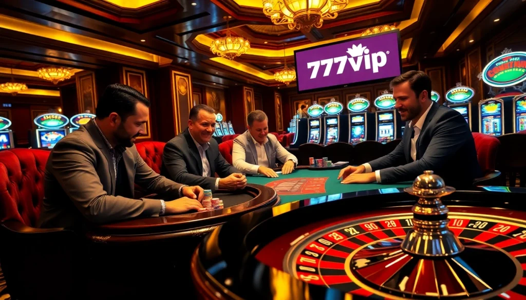 Experience the thrill of winning at 777VIP casino with professional players at the poker table.