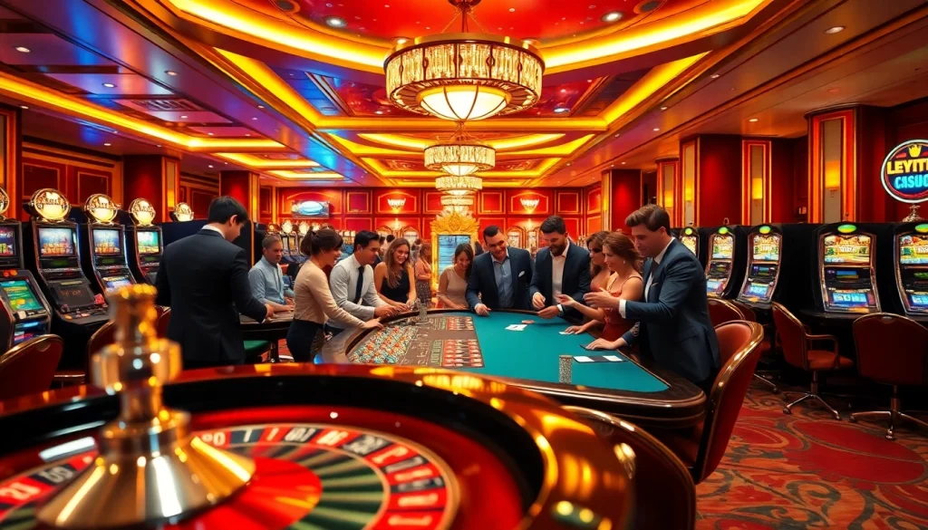 Experience the thrill of gambling with Link PG99 at a luxurious casino setting.