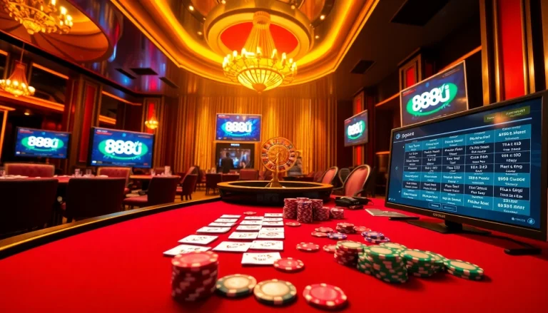Experience thrilling poker excitement at 888vi.space with vibrant gameplay and colorful chips.