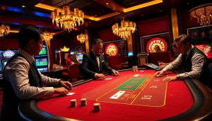 Engage with exciting kp88 poker strategies at a luxurious casino table.