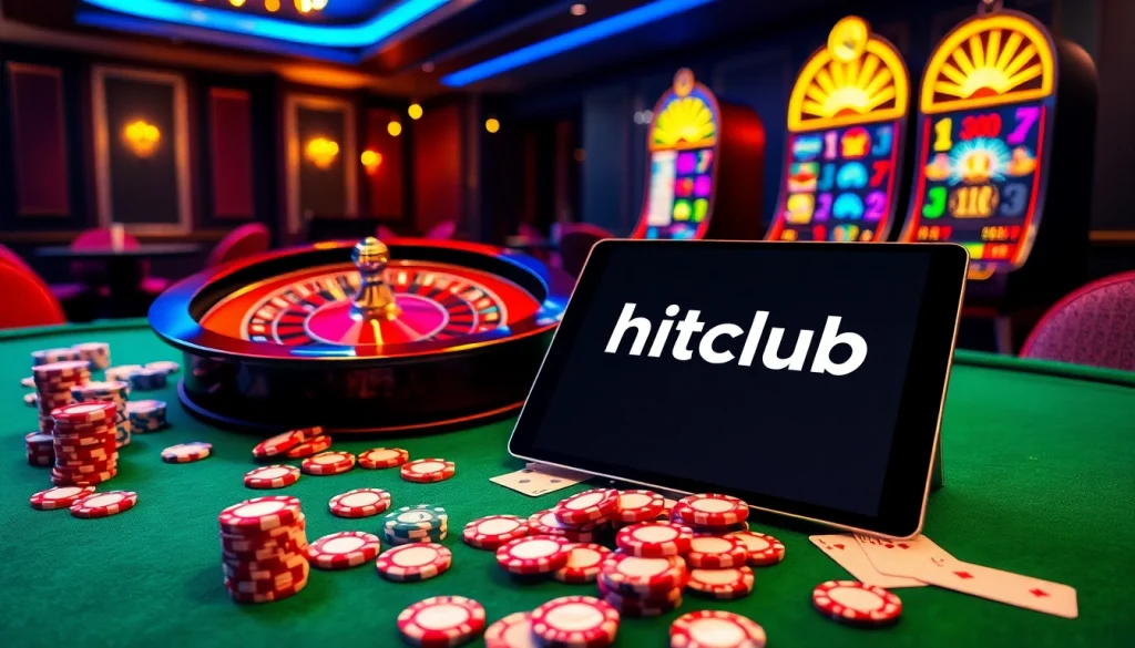 Experience the excitement of link hitclub with luxurious casino elements and vibrant gaming action.