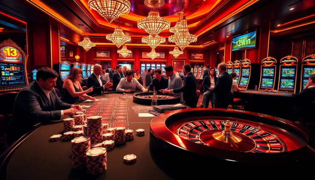 Experience excitement and thrill at 13Win's luxurious casino tables and thrilling games.