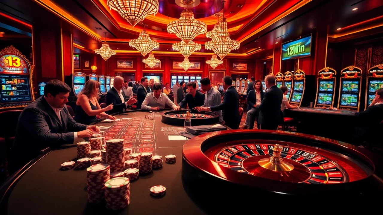 Experience excitement and thrill at 13Win's luxurious casino tables and thrilling games.
