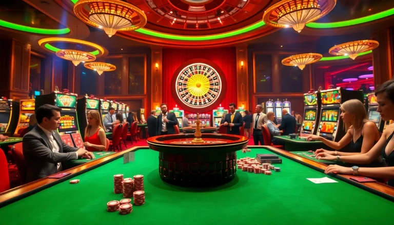 Experience the thrill of C168 casino gaming with vibrant tables and engaging players.