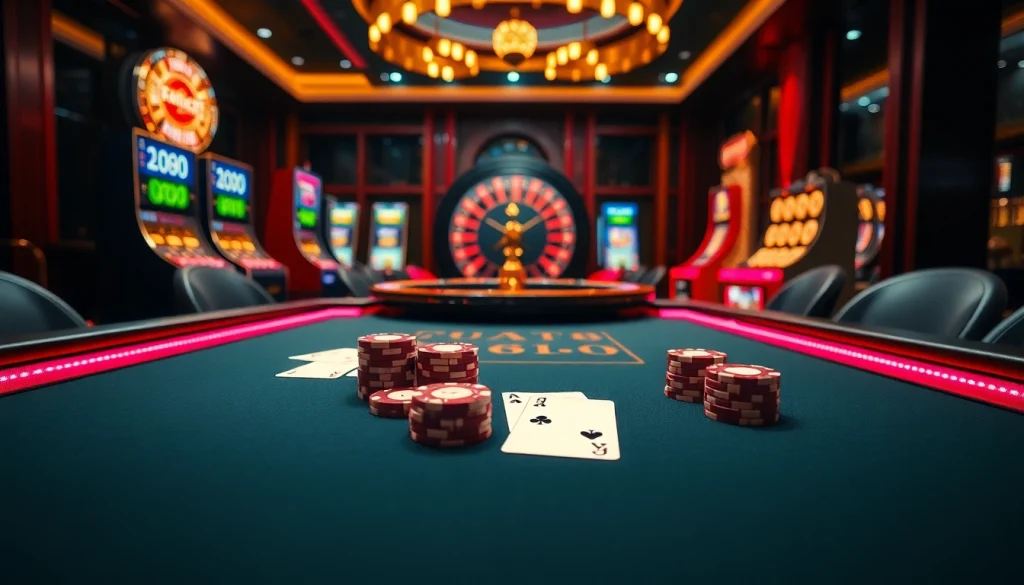 Engage in high-stakes excitement at FIVE88's luxurious casino tables, featuring poker and roulette.