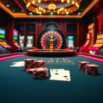 Engage in high-stakes excitement at FIVE88's luxurious casino tables, featuring poker and roulette.
