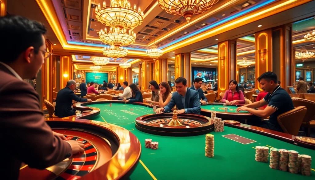 Experience the thrill of winning at vin 88 casino with vibrant tables and lively games.