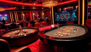Experience the thrill of uu88 at a glamorous casino poker table with vibrant cards and chips.