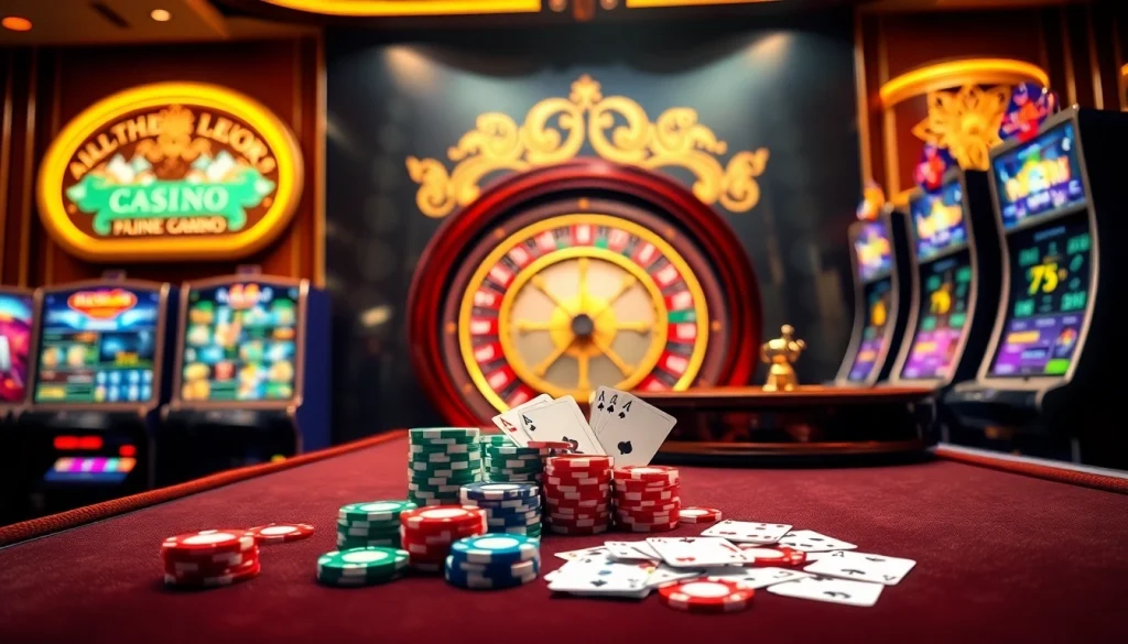 Experience the thrill of GG88 with a vibrant casino table full of action and excitement.