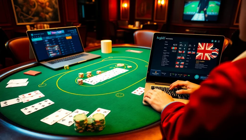 Experience the excitement of high-stakes gambling at https://www.vvjl11.com/, featuring a vibrant poker table and chips.