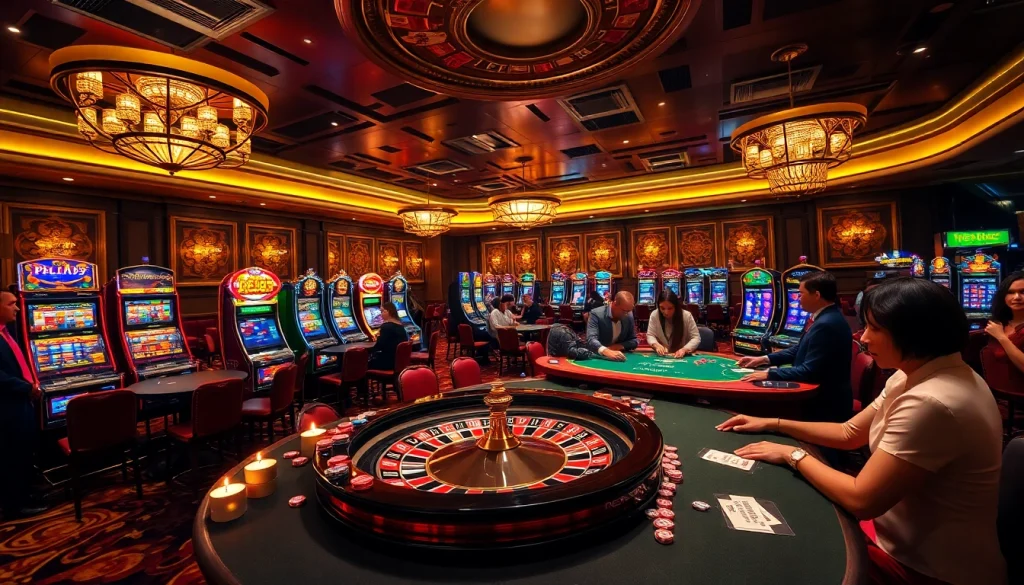 Experience the thrill of PG99 with an elegant casino setting and high-stakes games.