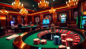 Experience the thrill of casino gambling vào PS99 with exciting roulette action and vibrant poker chips.