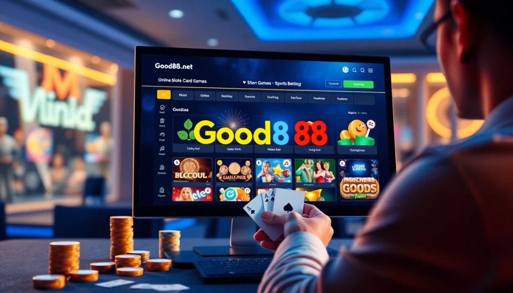 Experience exciting betting options at Good88.hu.net with a sleek online interface and engaging gaming elements.