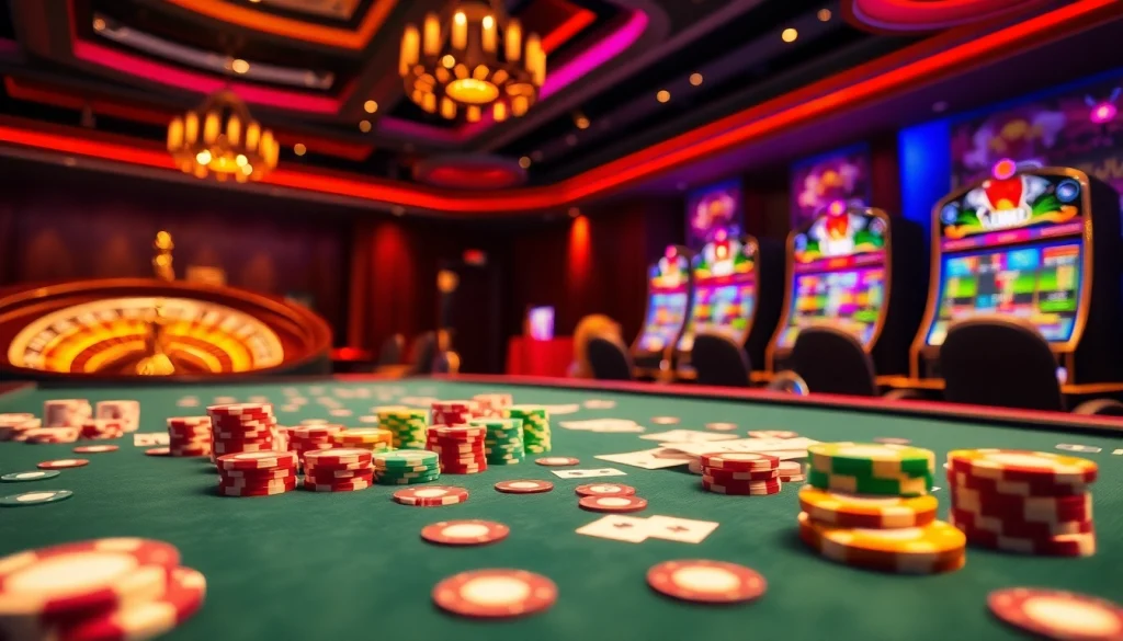 Experience the excitement of gambling at trang chu luck8 with vibrant slot machines and casino games.