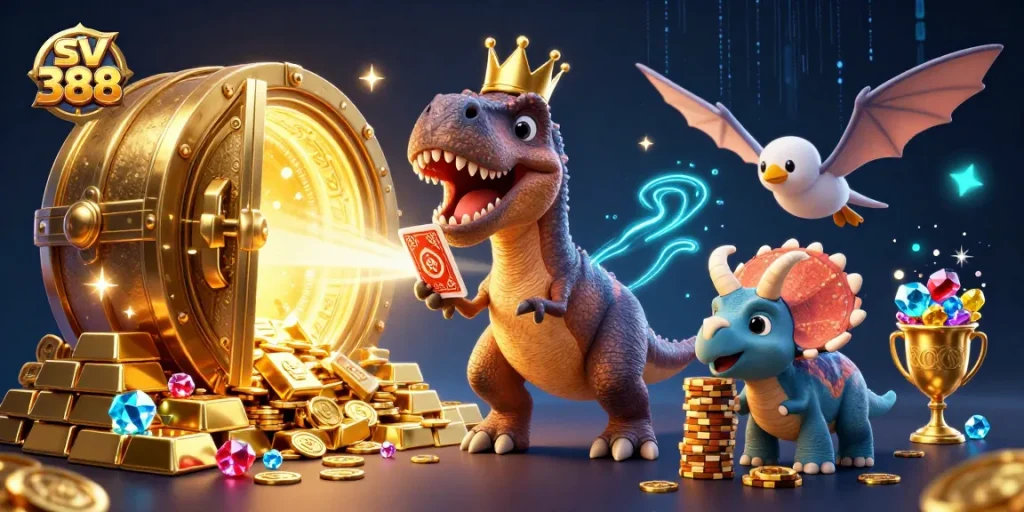 Experience the thrilling action of sv 388 cockfighting with engaging characters and dynamic casino elements.